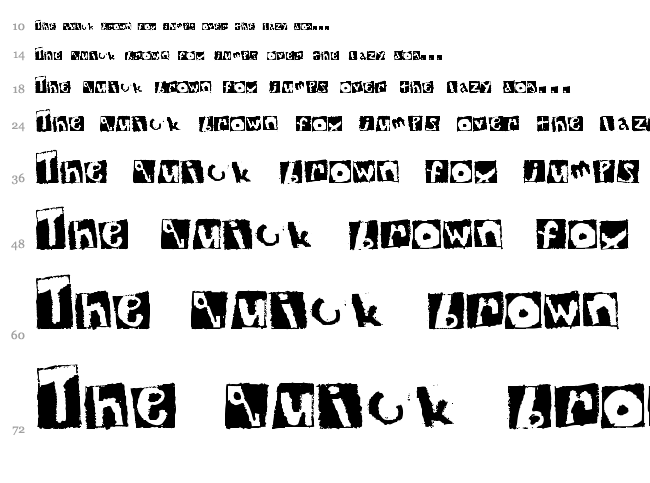 New York Statement font waterfall